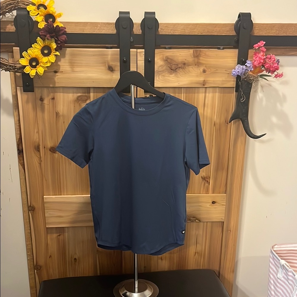 REI Deep Blue Short Sleeve Tee